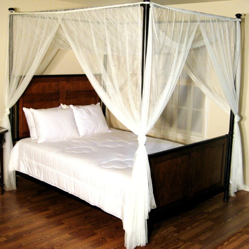 Casablanca Palace 4-Post Bed Mosquito Net Canopy
